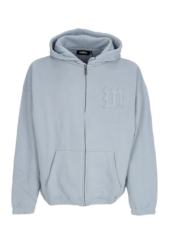 Wasted Paris Hoodie Zip Men Kingdom Curve Zip Hoodie Light Blue 1