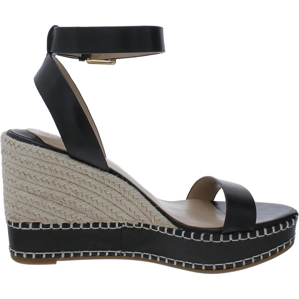 Ralph Lauren Hilarie Womens Leather Wedge Slingback Sandals 2