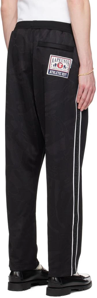 AAPE by A Bathing Ape Black Patch Sweatpants 3