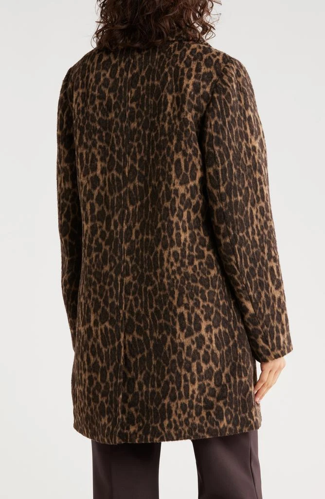 BCBG Missy Leopard Double Breasted Coat 2