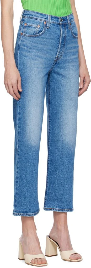 Levi's Blue Ribcage Jeans 2