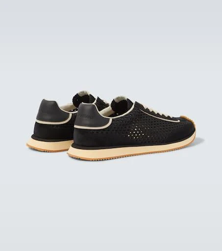 Dolce 
Gabbana DG Cushion suede-trimmed sneakers 6