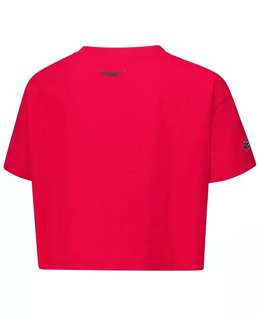 Pro Standard Women's Red Boston Red Sox Made To Play Boxy Cropped T-Shirt 2