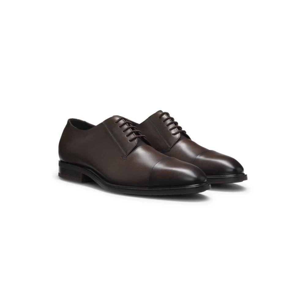 Hugo Boss Cap-toe Derby shoes in leather