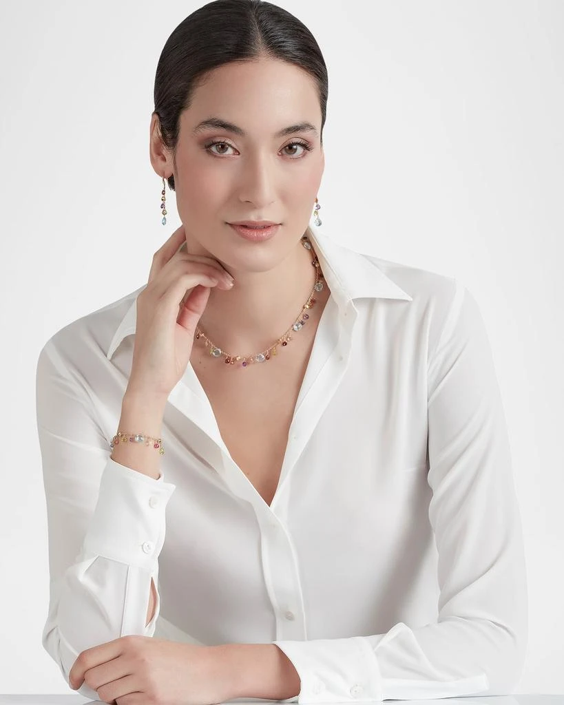 Marco Bicego Paradise 18K Gold Gemstone Necklace 2