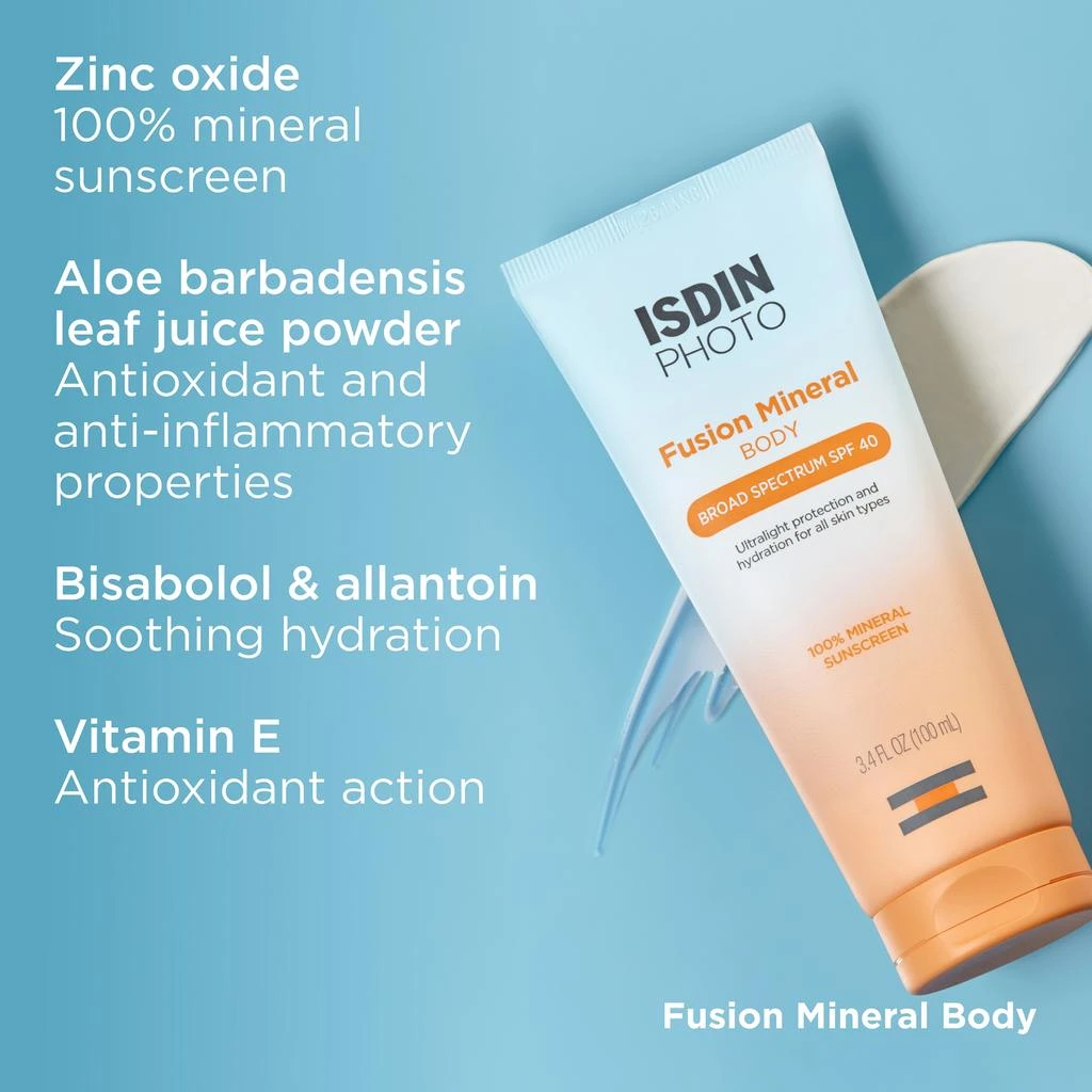 ISDIN ISDIN Fusion Mineral Broad-Spectrum Body Sunscreen SPF 40 4