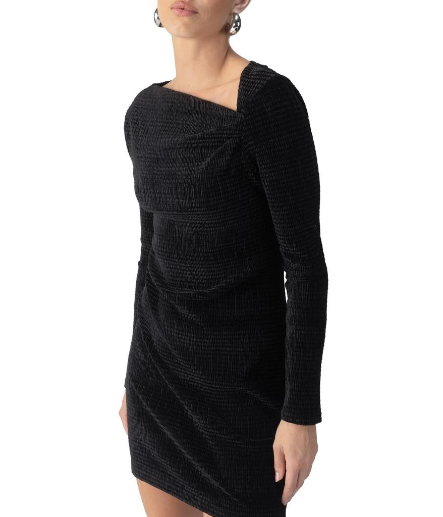 Sanctuary Velvet Asymmetrical Dress 3