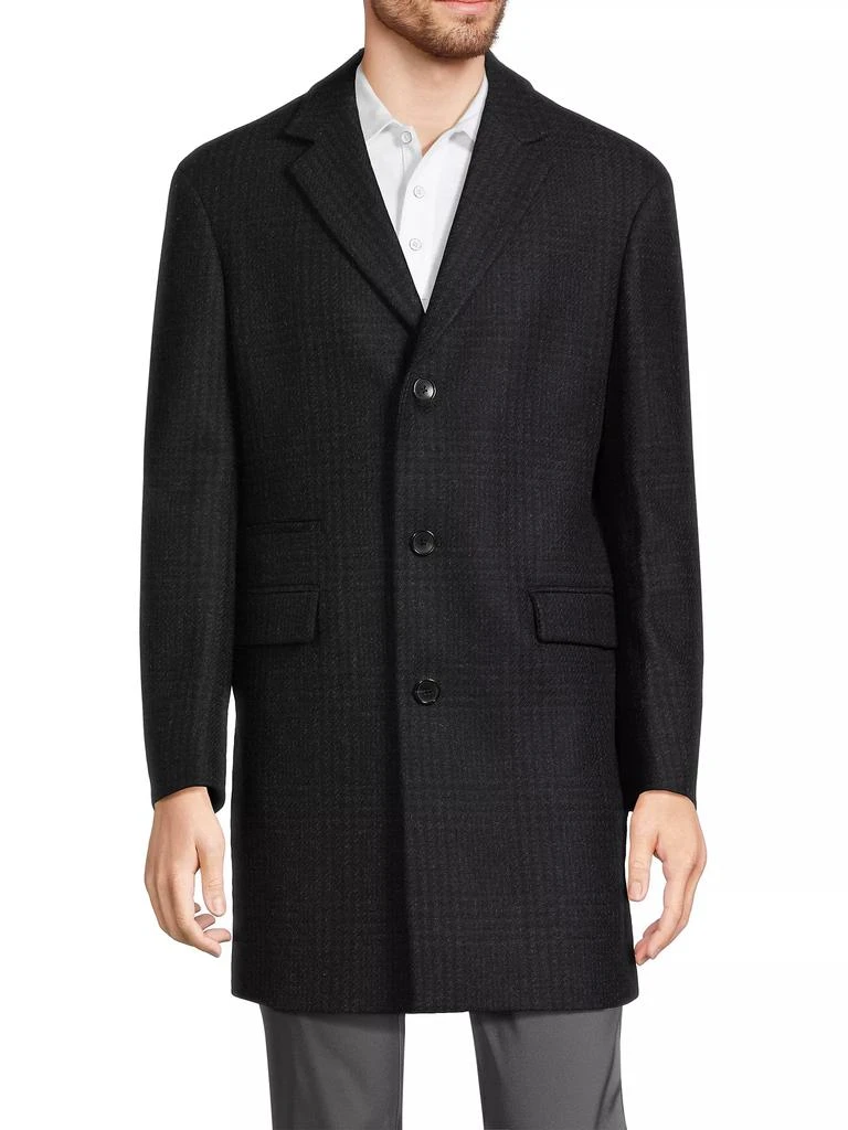 Cardinal of Canada Sherwood Plaid Wool-Blend Coat 3