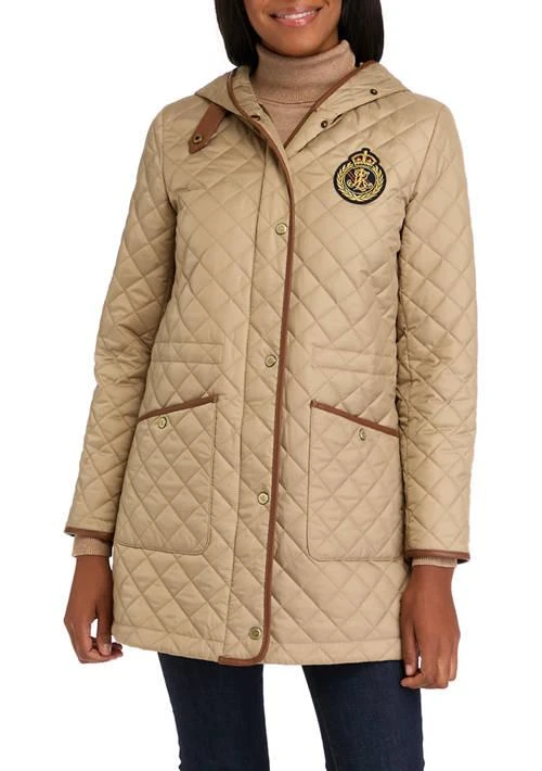 Ralph Lauren Ralph Lauren Women S Quilted Coat With Crest 1