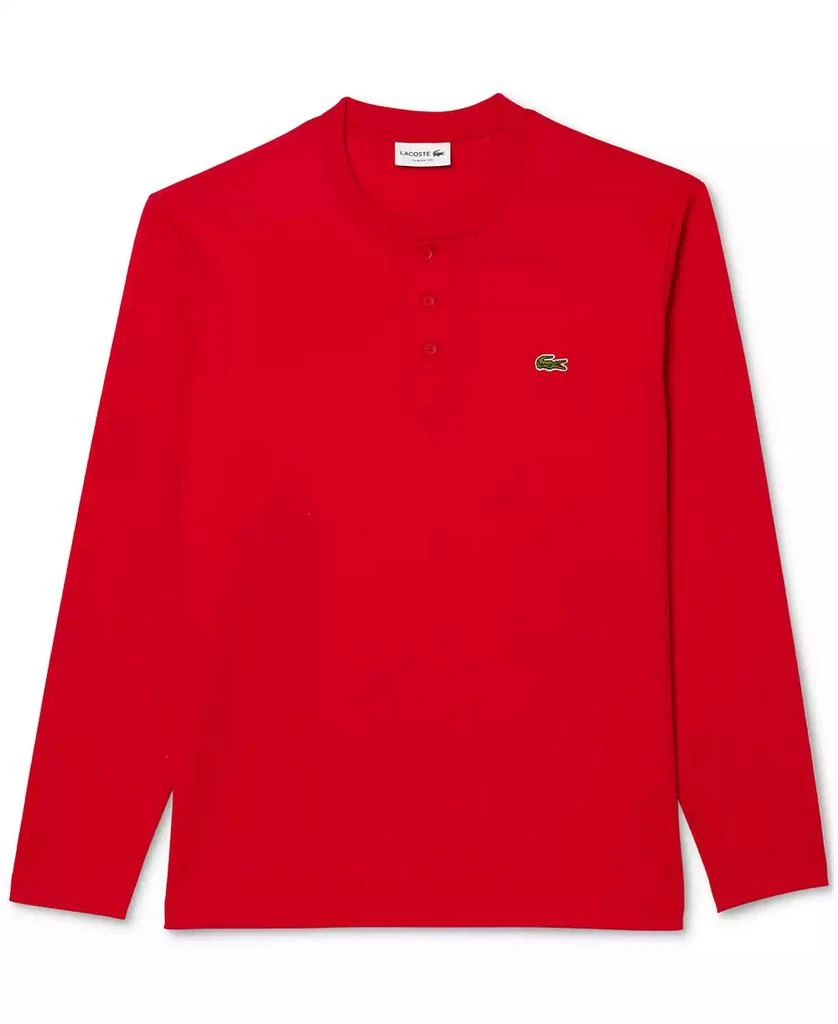 Lacoste Men's Long-Sleeve Henley T-Shirt 1