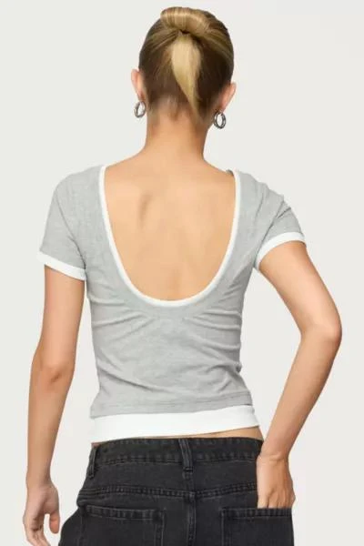 Edikted Edikted Julietta Contrast Layered T Shirt 5