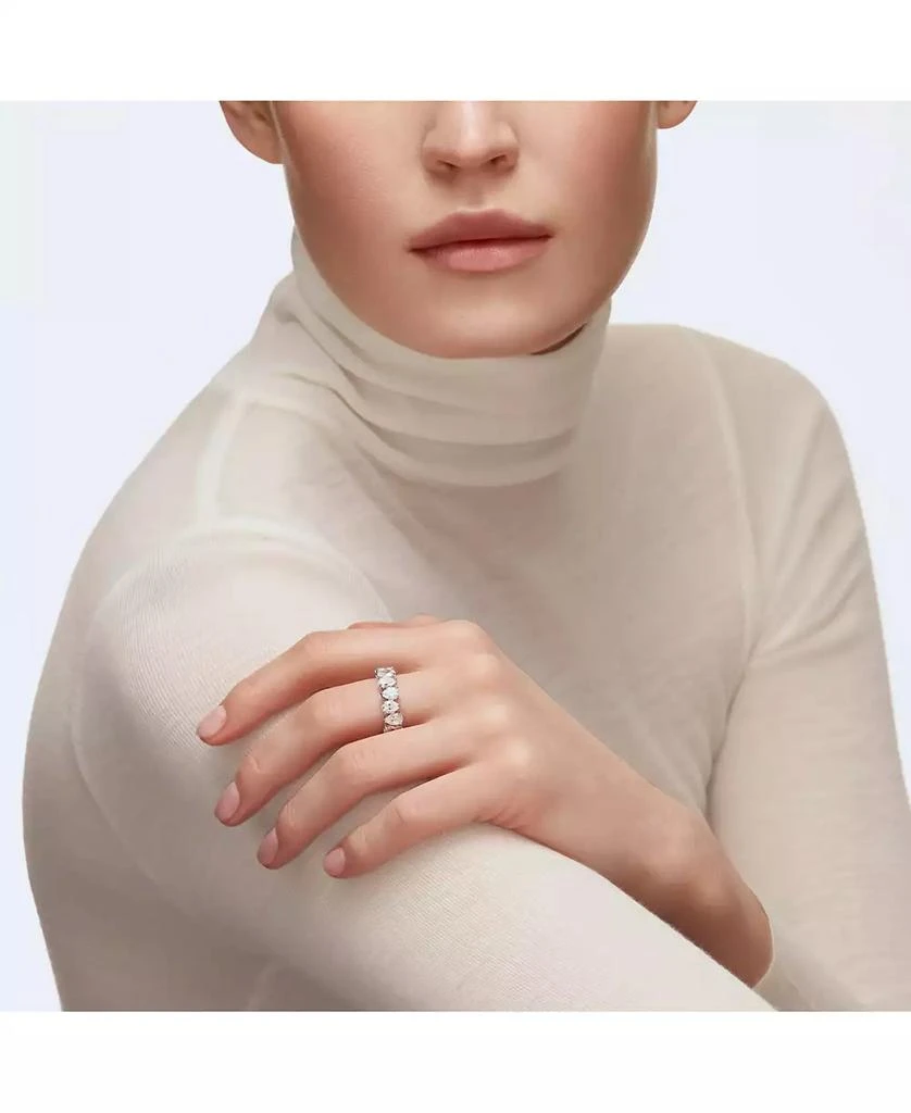 Swarovski Rose Gold-Tone Crystal Ring 4