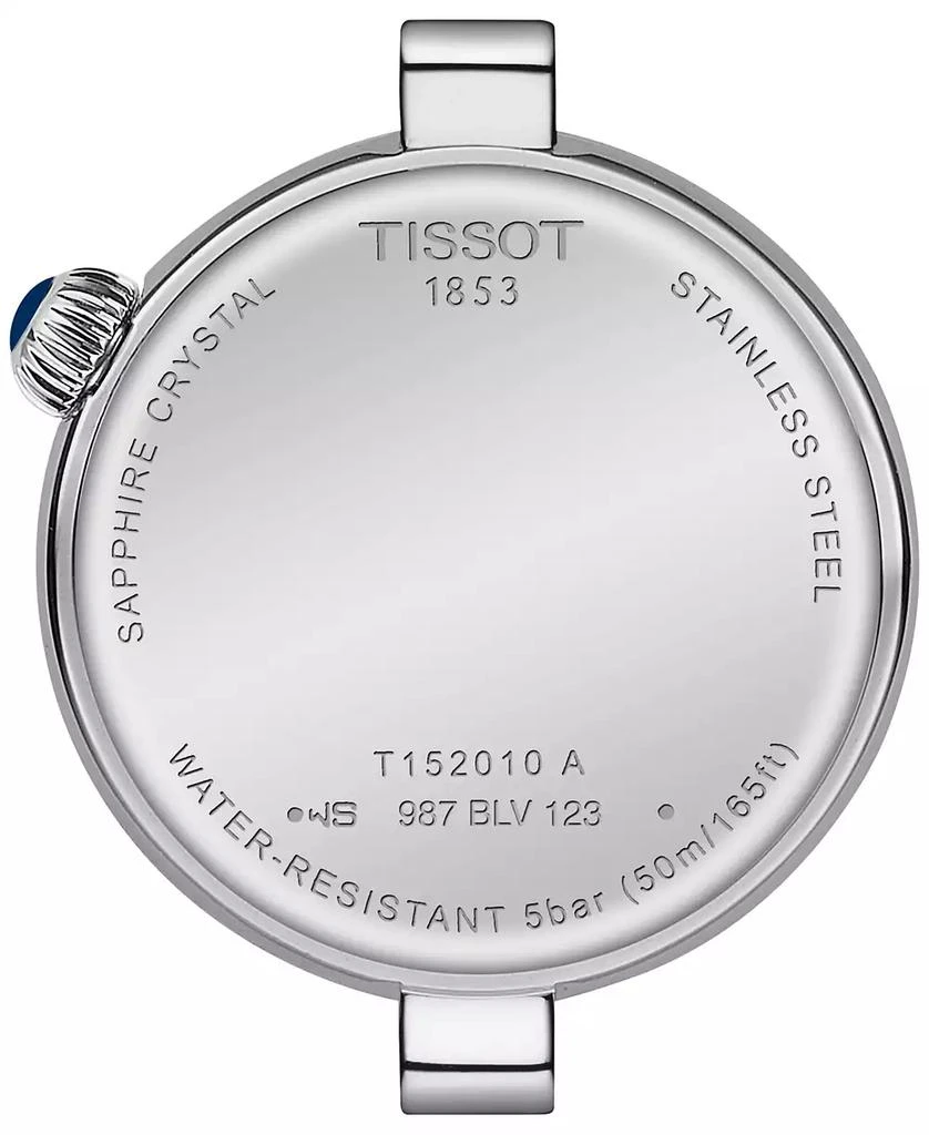 Tissot Women's Swiss Desir Blue Leather Strap Watch 28mm 3