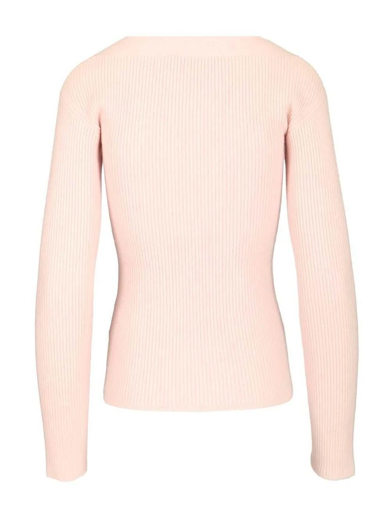Max Mara Max Mara Mxmgioiosa V-Neck Ribbed Cardigan 2