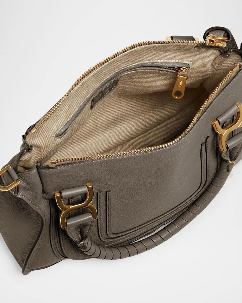 Chloé Marcie Small Double Carry Satchel Bag in Shiny Calfskin 3