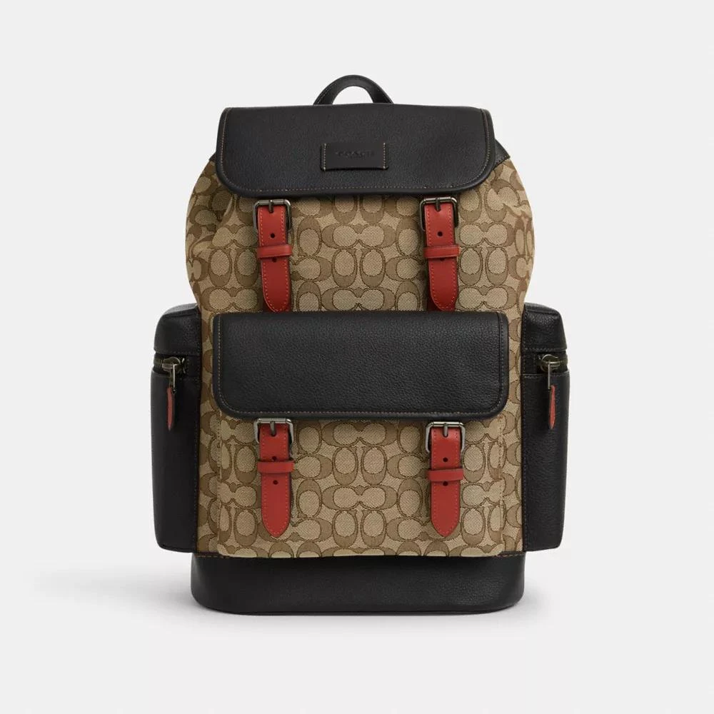 Coach Sprint Backpack In Signature Jacquard 1