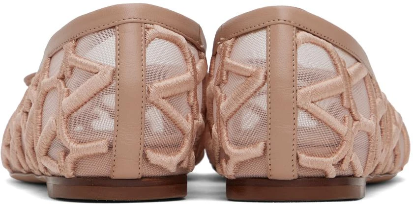 Valentino Pink Toile Iconographe Ballerina Flats 2