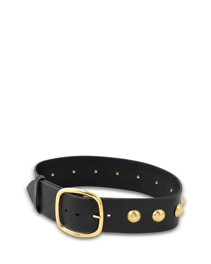 Chloé Women's Anita Studded Leather Belt 1