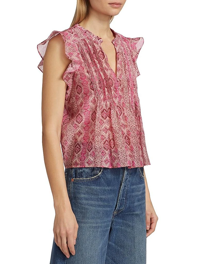 Paige Idris Cotton-Silk Top 4