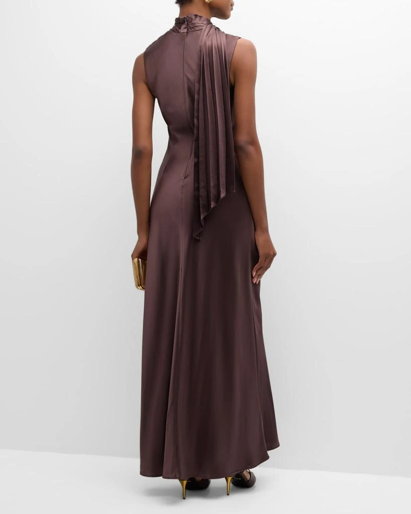 Acler Jeffries Draped Maxi Slip Dress 6