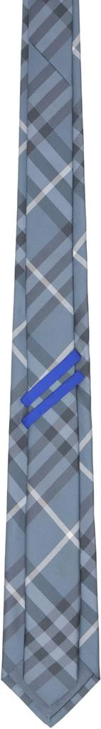 Burberry Blue Check Silk Tie 2