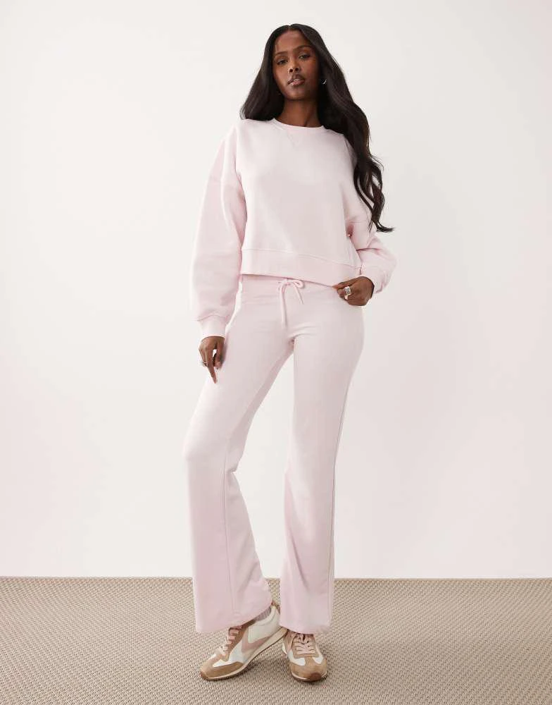 GINA TRICOT Gina Tricot mix and match crew neck sweater in pink 2