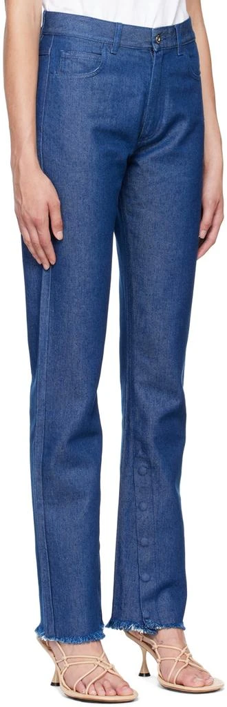 Marques Almeida Navy Slanted Jeans 2