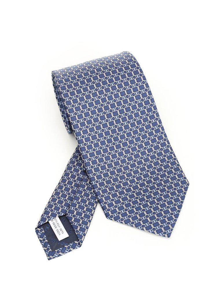 Salvatore Ferragamo Ferragamo Vara Buckle Printed Tie
