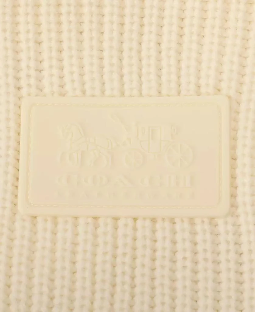 Coach Women's Rubber Patch Knit Cape Sweater 4