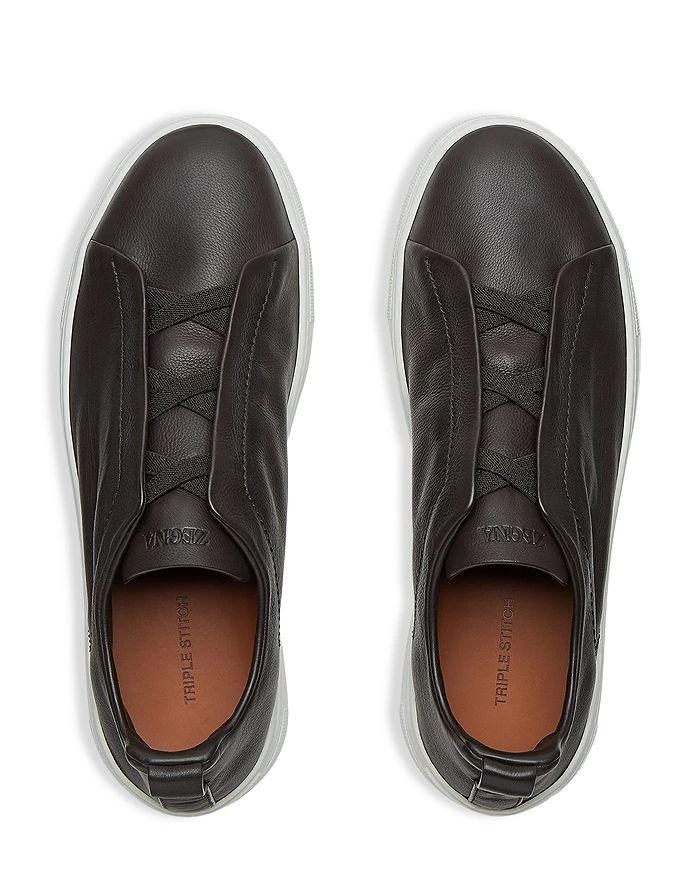 Zegna Men's Triple Stitch™ Secondskin Sneakers 2
