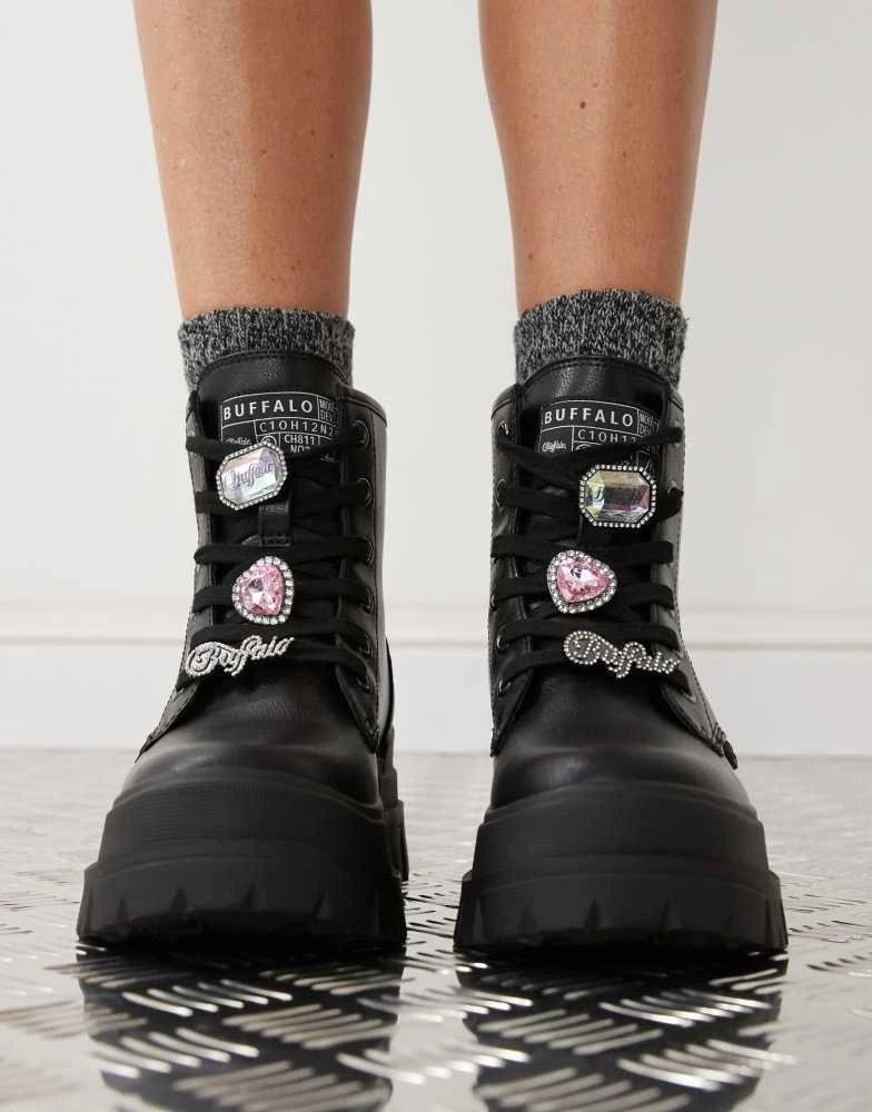 Buffalo Buffalo Aspha RLD Ice boot in black 2