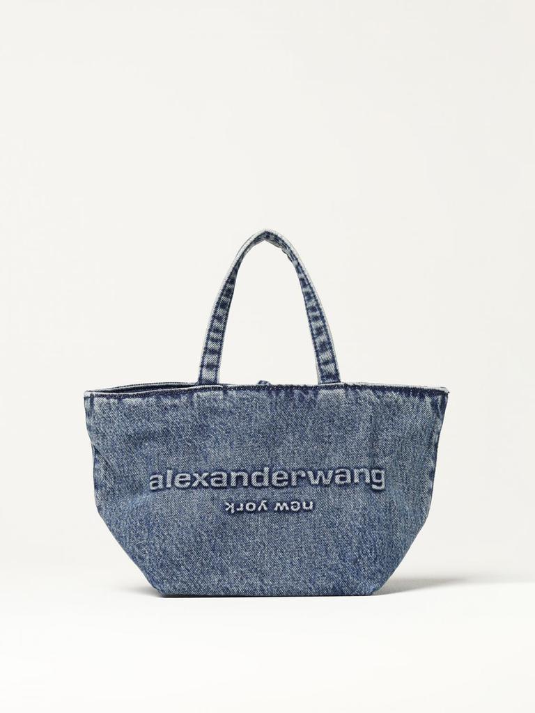 Alexander Wang BLACK NAPPA LEATHER ROC SMALL HANDBAG - Tote