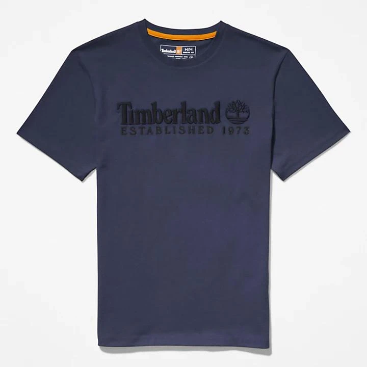 Timberland Outdoor Heritage Logo T-Shirt for Men in Navy 6