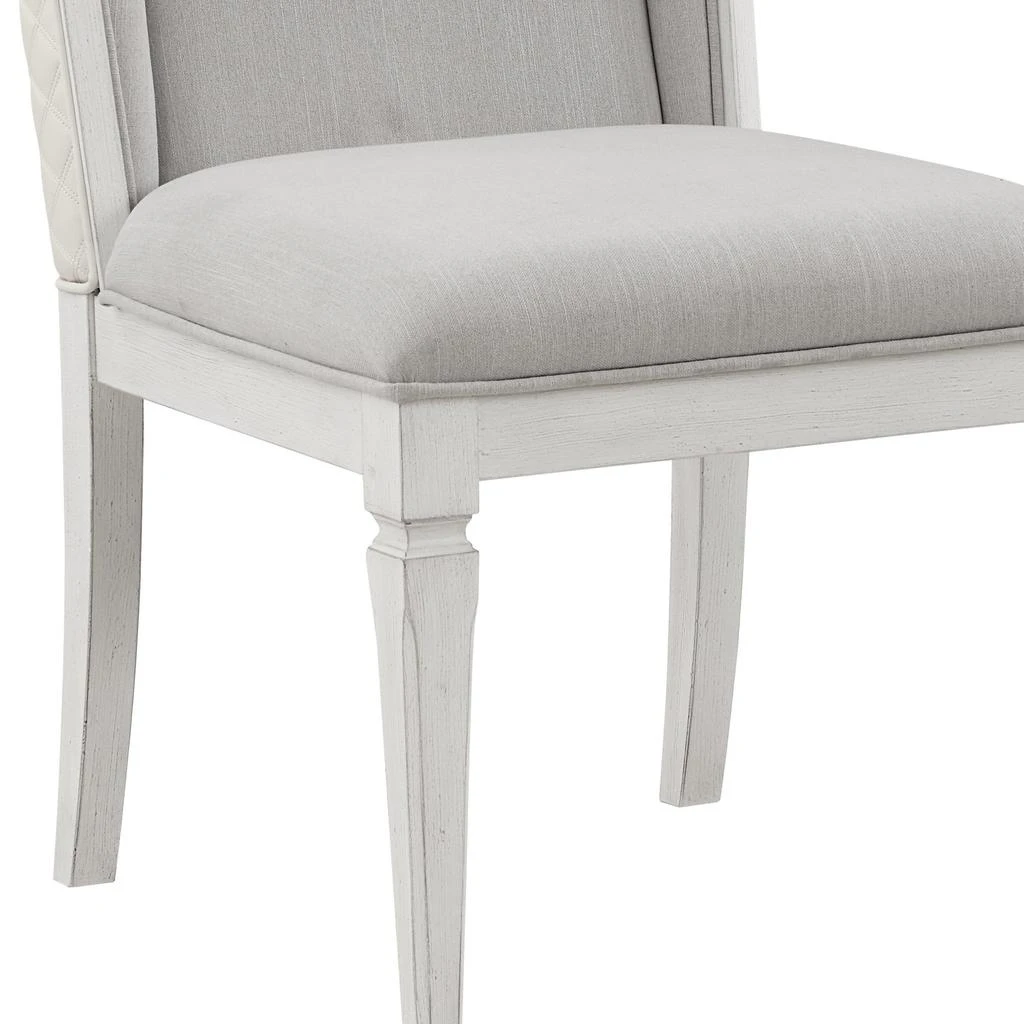 GOODSILO Modern Light Gray Side Chair Set 2