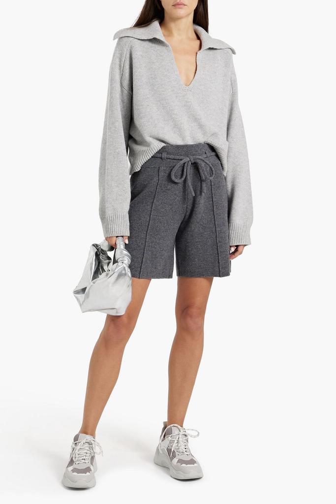 Lisa Yang Marianne belted cashmere shorts