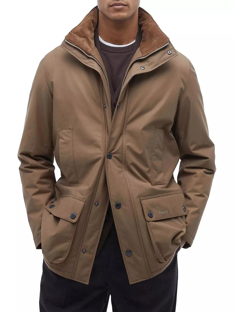 Barbour Border Showerproof Waxed Jacket 3