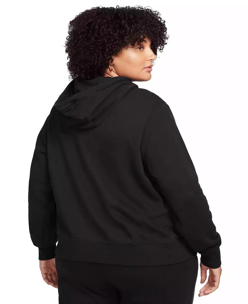 NIKE Plus Size Active Sportswear Club Hooded Fleece Sweatshirt