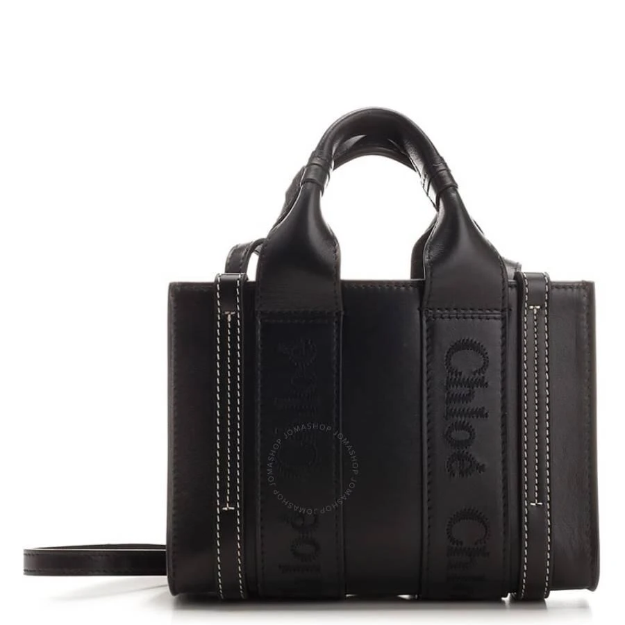 Chloé Woody Logo Mini Tote Bag 1