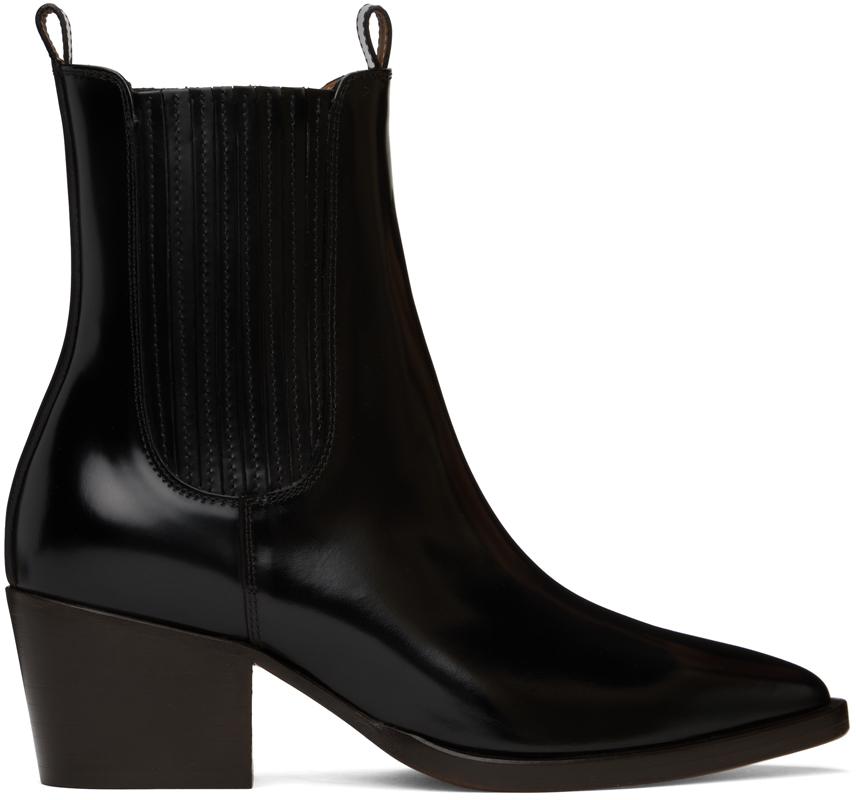 A.P.C. Black Debbie Santiago Boots