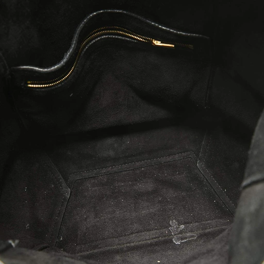 Celine Celine Black Leather Sangle Bucket Bag 15