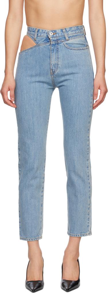 Boyarovskaya Blue Tongs Jeans