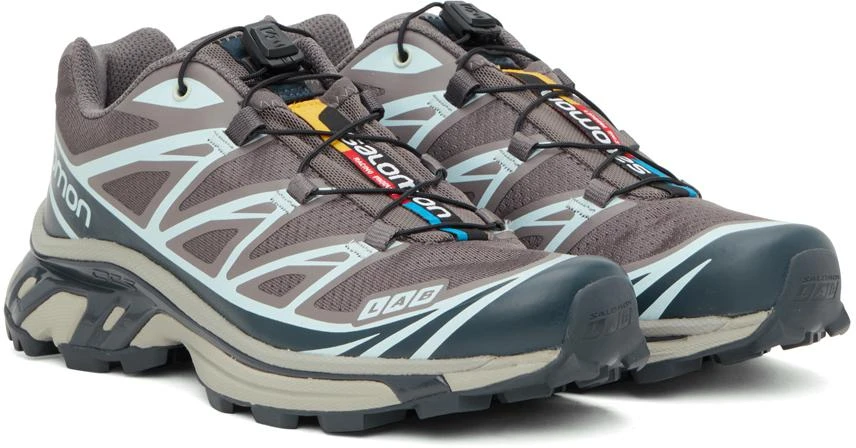 Salomon Taupe XT-6 Sneakers 4