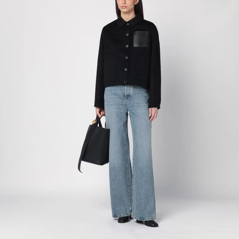 Loewe Black wool and cashmere jacket 2