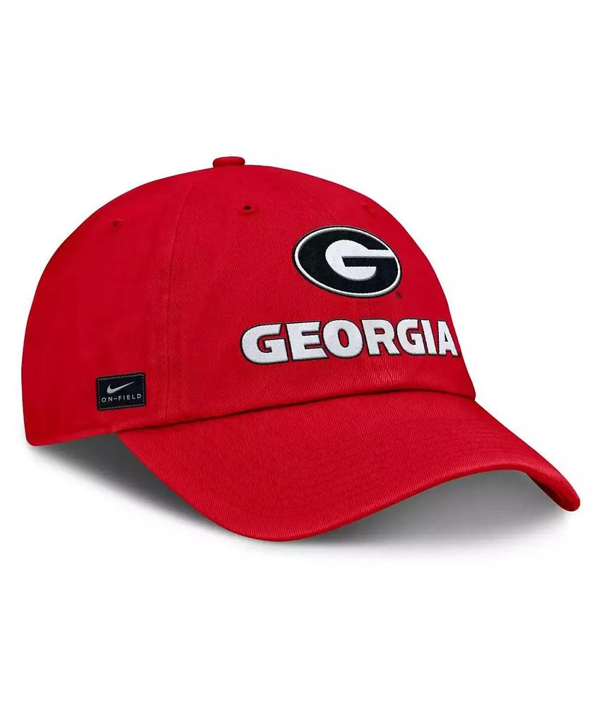 NIKE Men's Red Georgia Bulldogs 2025 Sideline Club Adjustable Hat 3