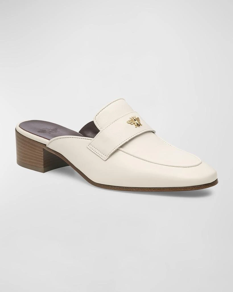 Bougeotte Leather Slided Loafer Mules 2