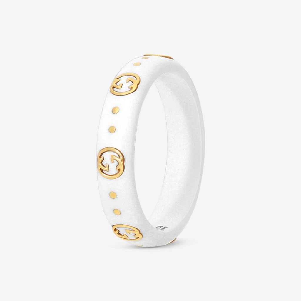 Gucci Gucci Icon 18K Yellow Gold & Zirconia Band Ring YBC679262002011 2