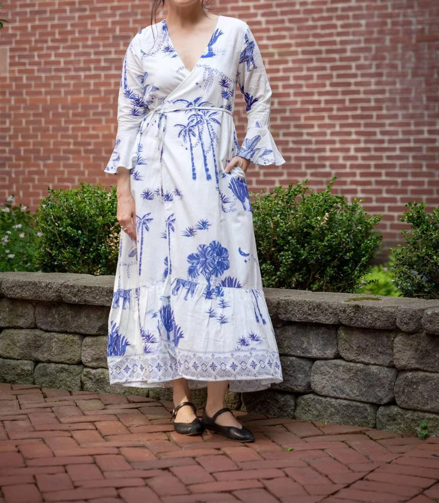 chinese dress ladies Rhode Dress Blue Vine / Xs/S main image 1