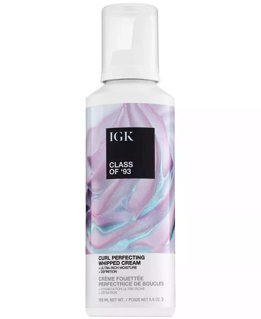 IGK Hair Class Of '93 Curl Perfecting Whipped Cream 1