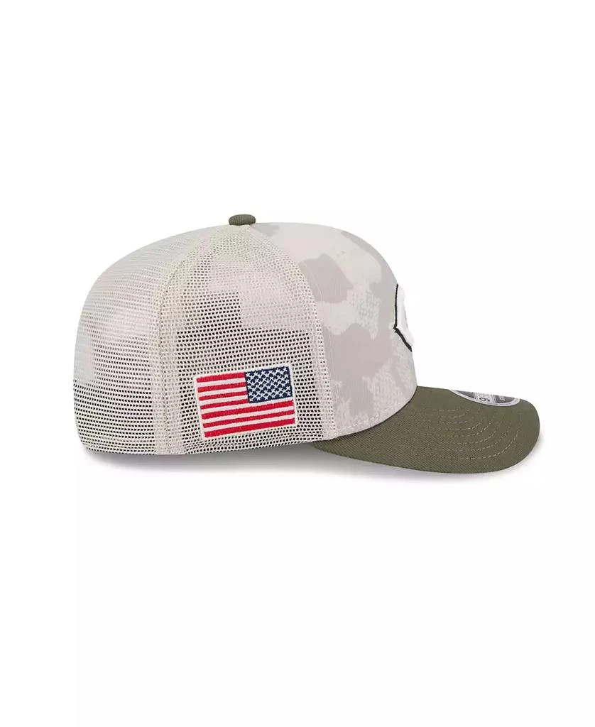 New Era Men's Light Beige/Olive Cincinnati Reds 2025 Armed Forces Day 9SEVENTY Adjustable Hat 6
