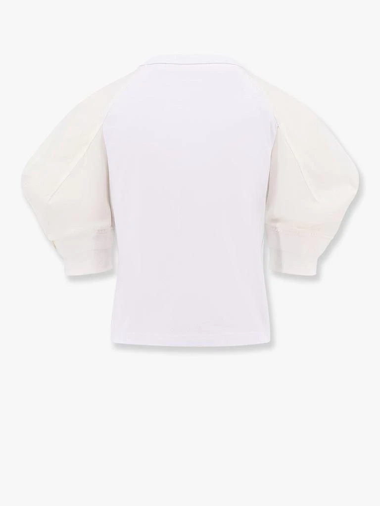 Sacai Cotton t-shirt with nylon short sleeve 5